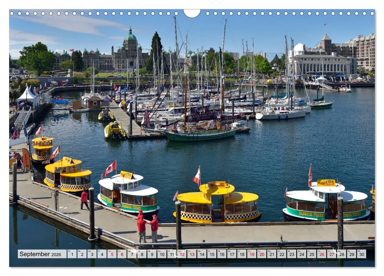 Bild: 9783457868317 | Zauberhaftes Victoria BC (Wandkalender 2026 DIN A3 quer), CALVENDO...