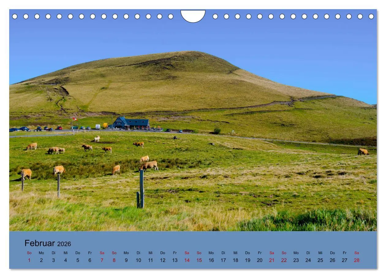 Bild: 9783457938317 | Naturparadies Auvergne (Wandkalender 2026 DIN A4 quer), CALVENDO...