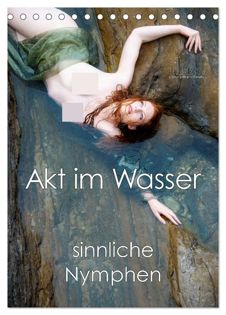 Cover: 9783516338317 | Akt im Wasser - sinnliche Nymphen (Tischkalender 2026 DIN A5 hoch),...