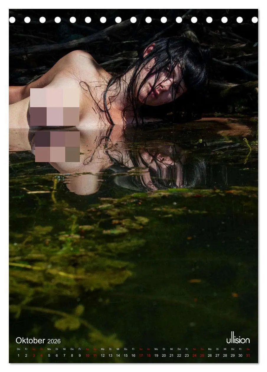 Bild: 9783516338317 | Akt im Wasser - sinnliche Nymphen (Tischkalender 2026 DIN A5 hoch),...