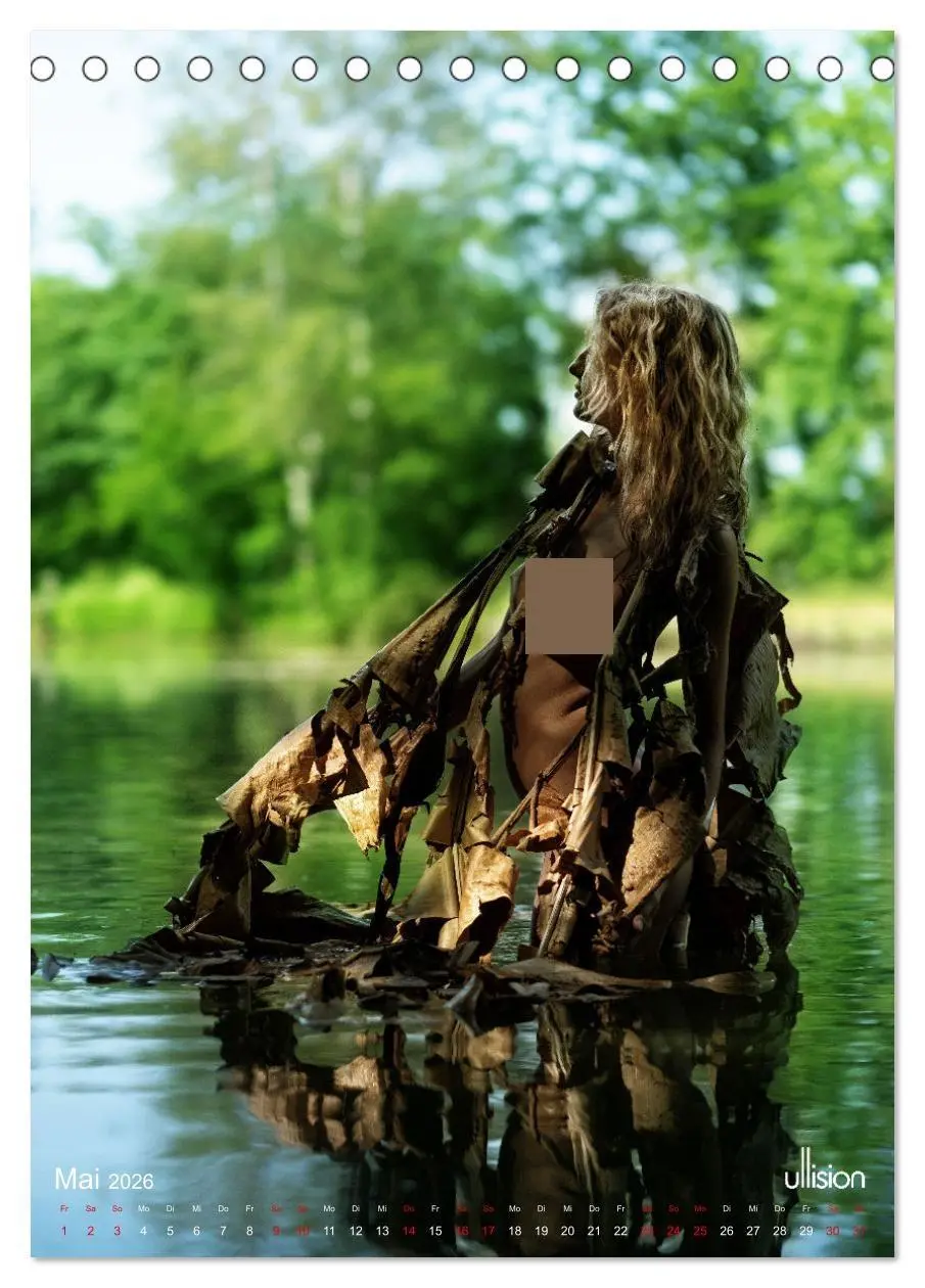 Bild: 9783516338317 | Akt im Wasser - sinnliche Nymphen (Tischkalender 2026 DIN A5 hoch),...
