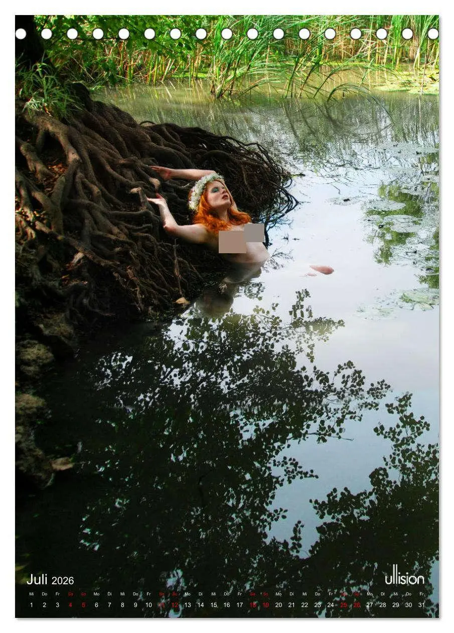 Bild: 9783516338317 | Akt im Wasser - sinnliche Nymphen (Tischkalender 2026 DIN A5 hoch),...