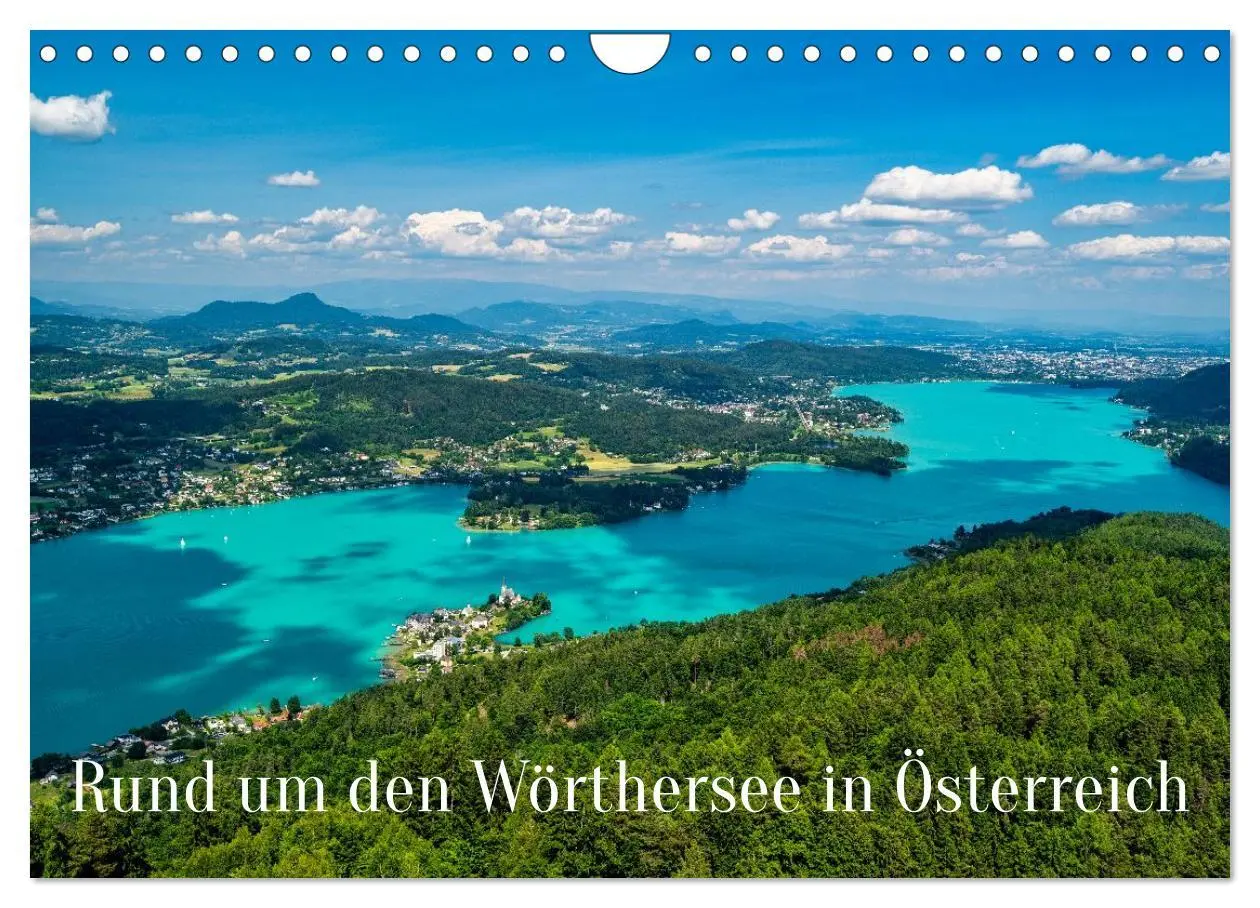 Cover: 9783516648317 | Rund um den Wörthersee in Österreich (Wandkalender 2026 DIN A4...