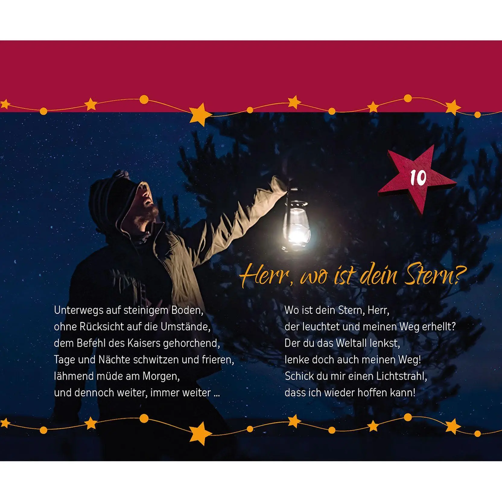 Bild: 9783842978317 | Seht, es leuchtet sein Stern | Adventskalender | Ruth Heil | Kalender