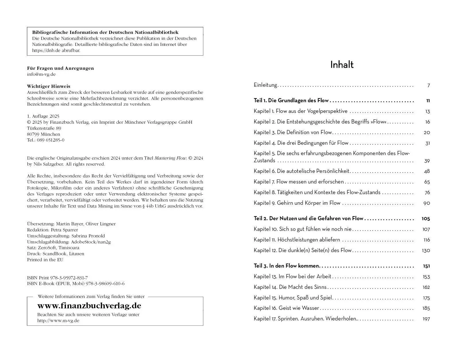 Bild: 9783959728317 | So lebst du deinen Flow | Nils Salzgeber | Taschenbuch | 336 S. | 2025