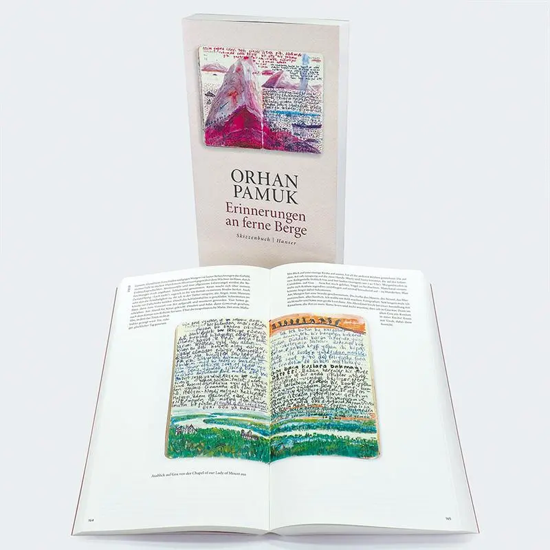 Bild: 9783446278417 | Erinnerungen an ferne Berge | Skizzenbuch | Orhan Pamuk | Taschenbuch