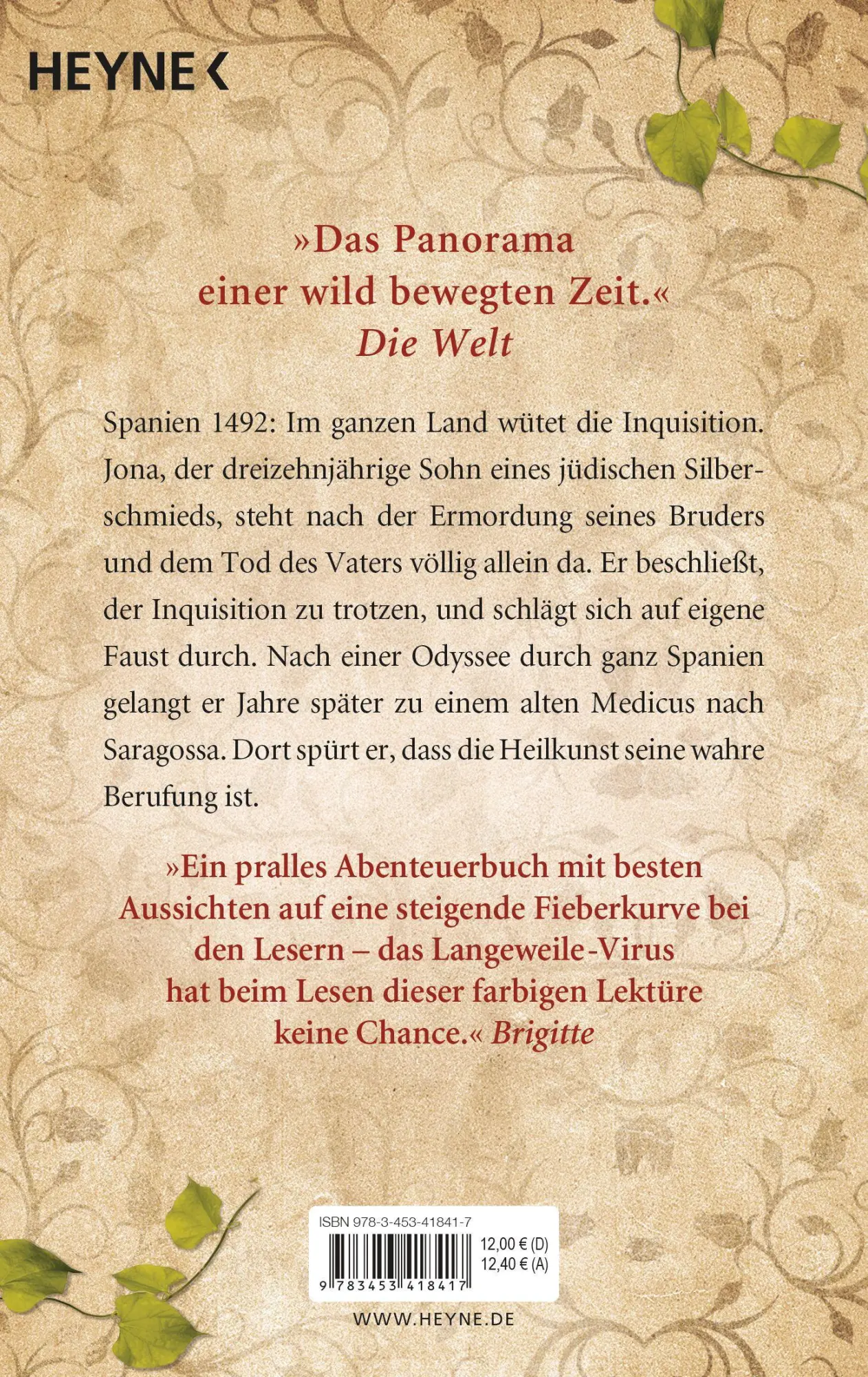 Bild: 9783453418417 | Der Medicus von Saragossa | Noah Gordon | Taschenbuch | 502 S. | 2015