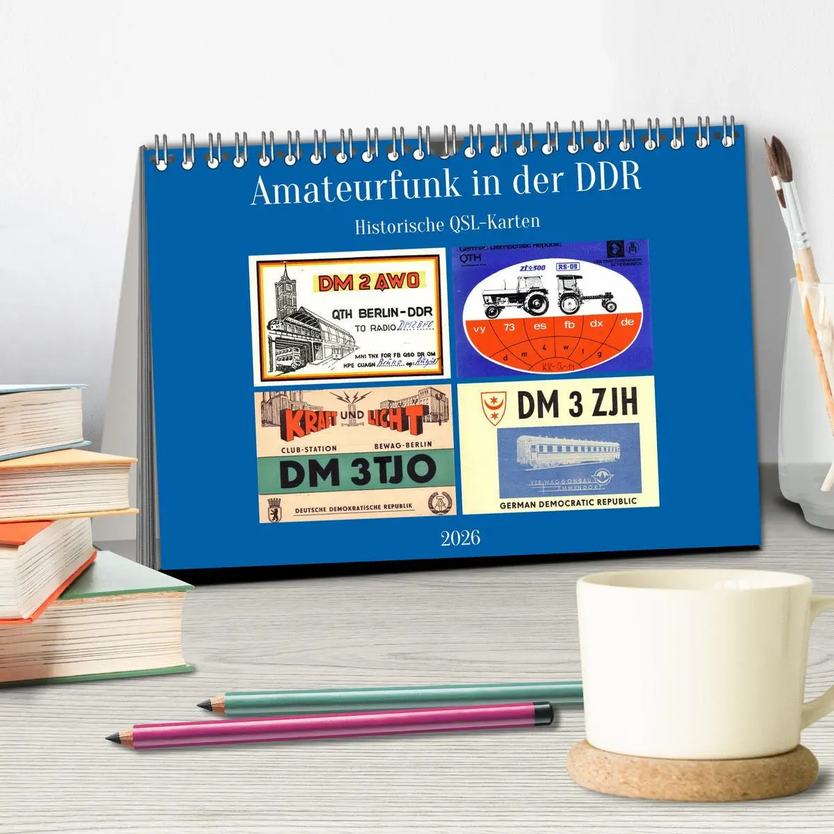 Bild: 9783457308417 | Amateurfunk in der DDR - Historische QSL-Karten (Tischkalender 2026...