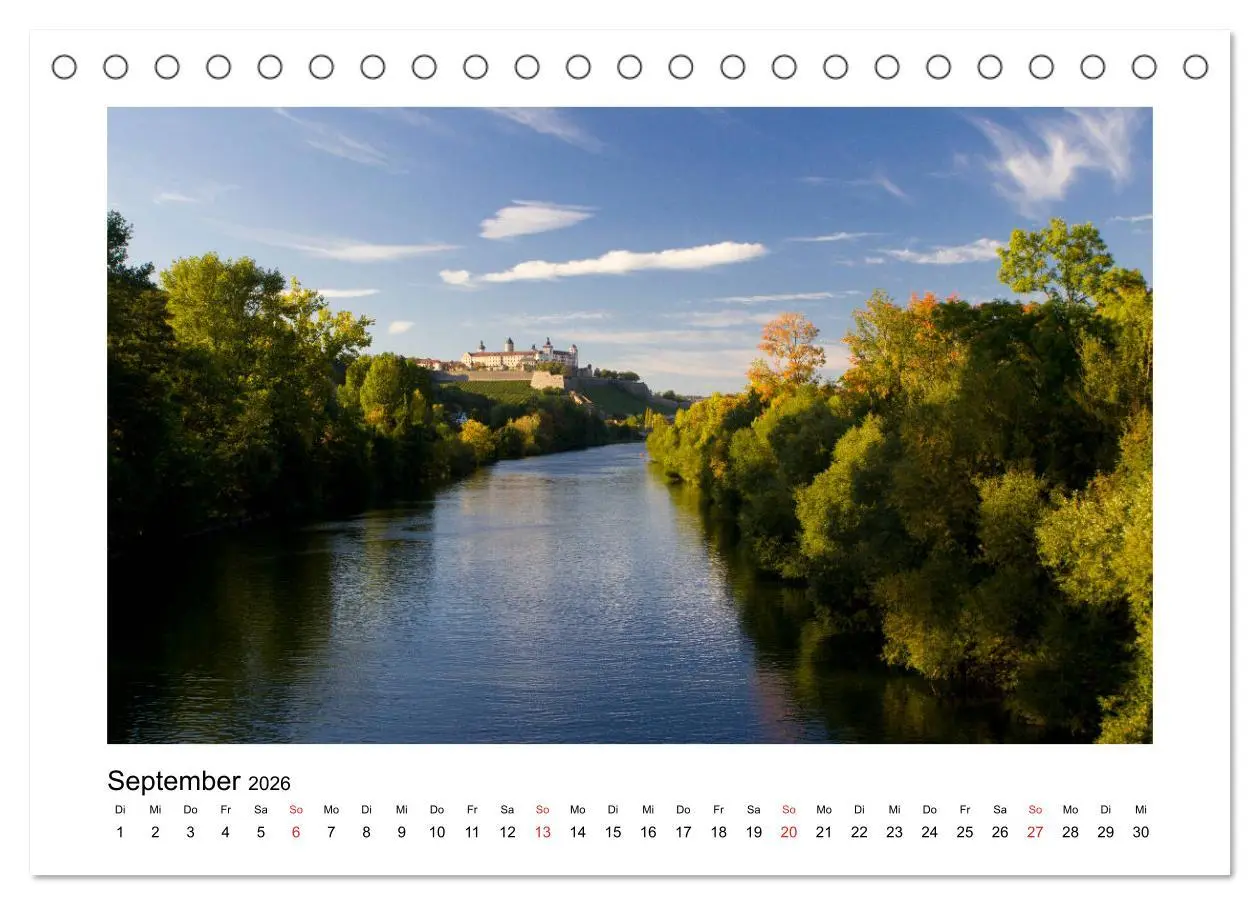 Bild: 9783516188417 | Würzburg - Im Lauf der Jahreszeiten (Tischkalender 2026 DIN A5...