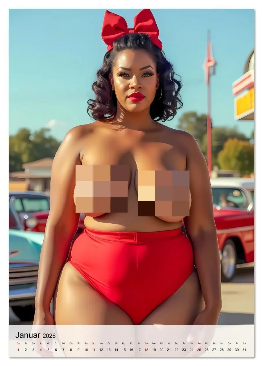 Bild: 9783516638417 | Pin-up Girls - Die sündigen Fifties (Tischkalender 2026 DIN A5...