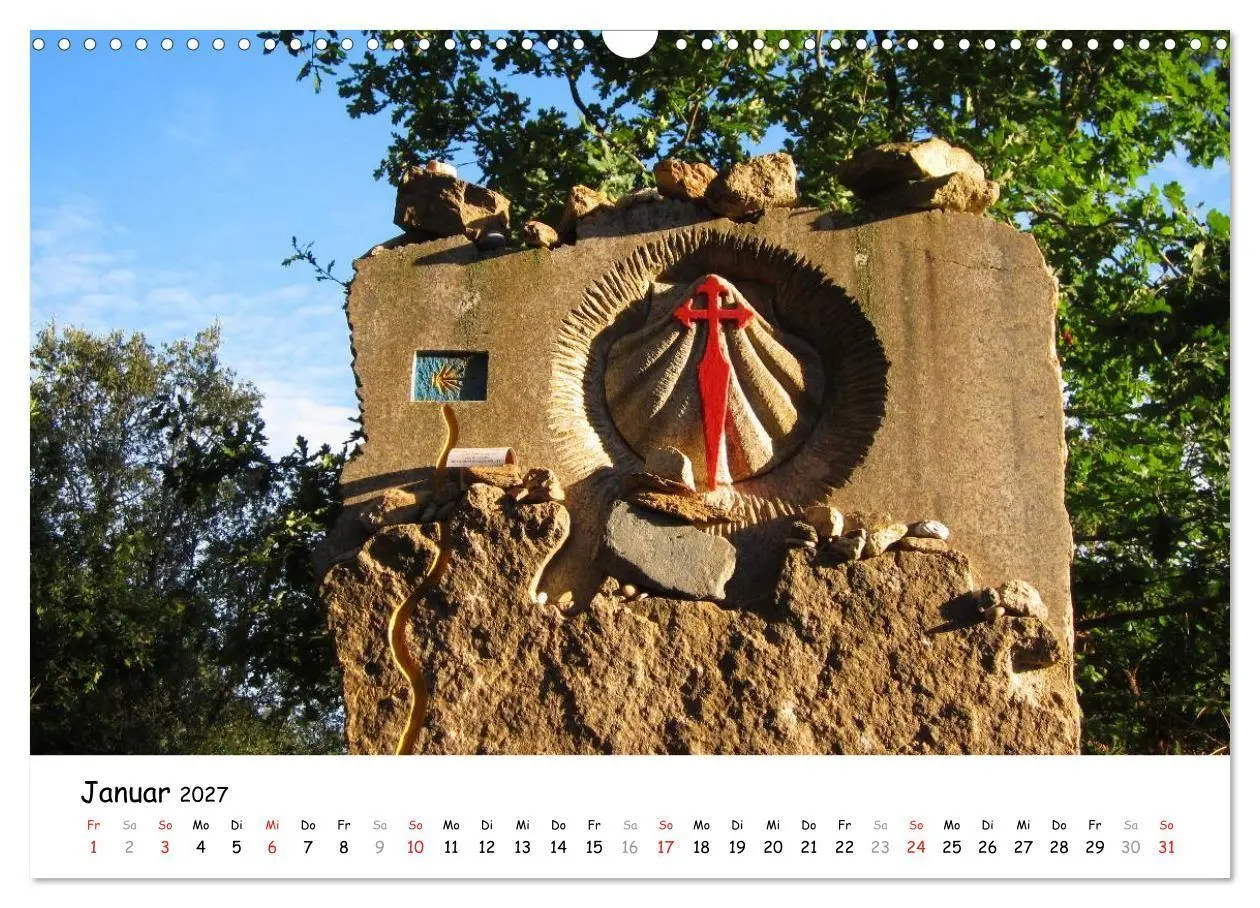 Bild: 9783569968417 | Camino Portugues - Jakobsweg (Wandkalender 2027 DIN A3 quer),...