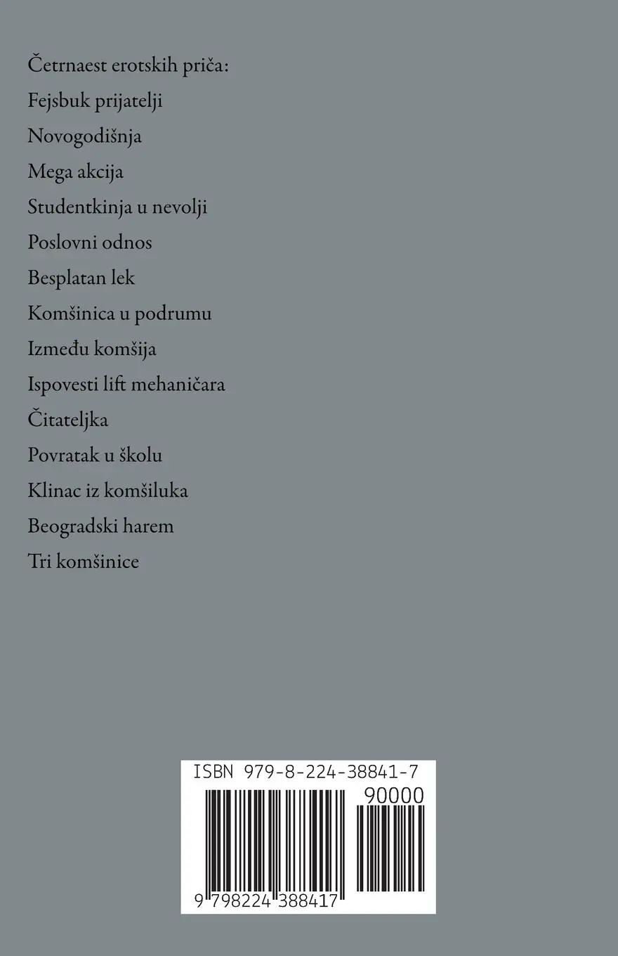 Rückseite: 9798224388417 | Pri¿e | Vi¿nja Savi¿ | Taschenbuch | ? | 2019 | Vi¿nja Savi¿