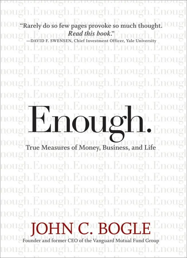 Cover: 9780470398517 | Enough. | True Measures of Money, Business, and Life | John C Bogle