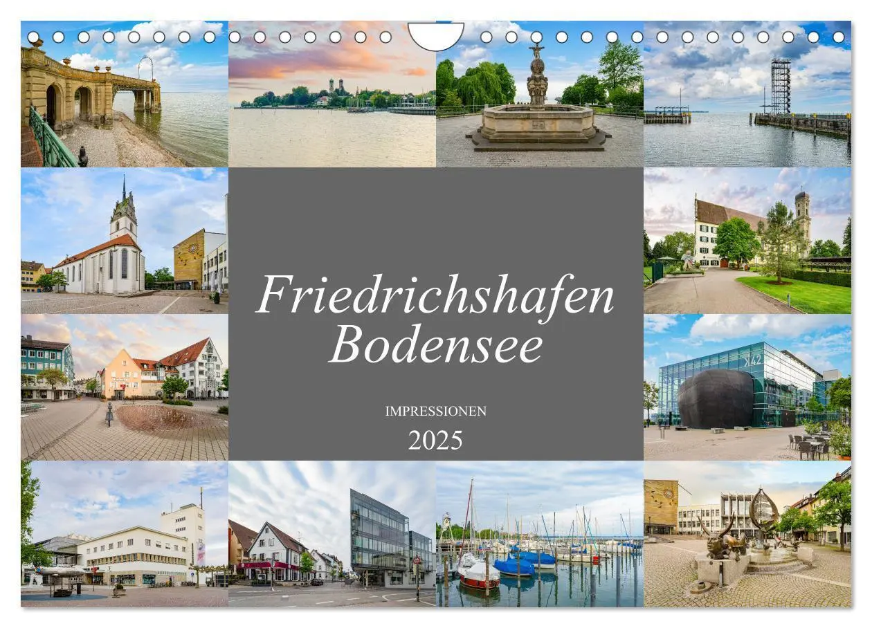 Cover: 9783435068517 | Friedrichshafen Impressionen (Wandkalender 2025 DIN A4 quer),...