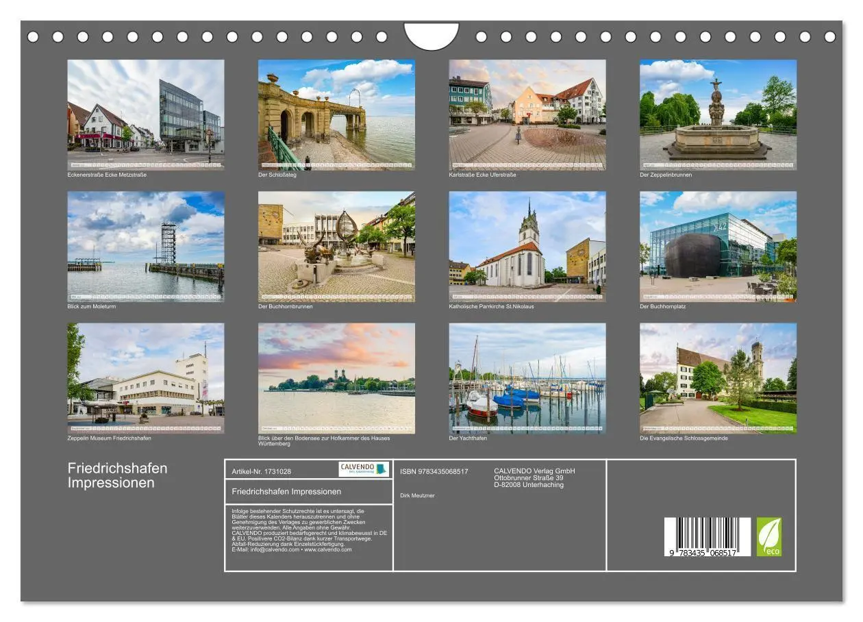Bild: 9783435068517 | Friedrichshafen Impressionen (Wandkalender 2025 DIN A4 quer),...