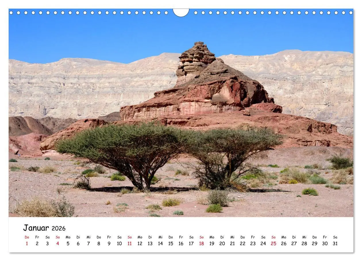 Bild: 9783457778517 | Traumziel Israel (Wandkalender 2026 DIN A3 quer), CALVENDO...