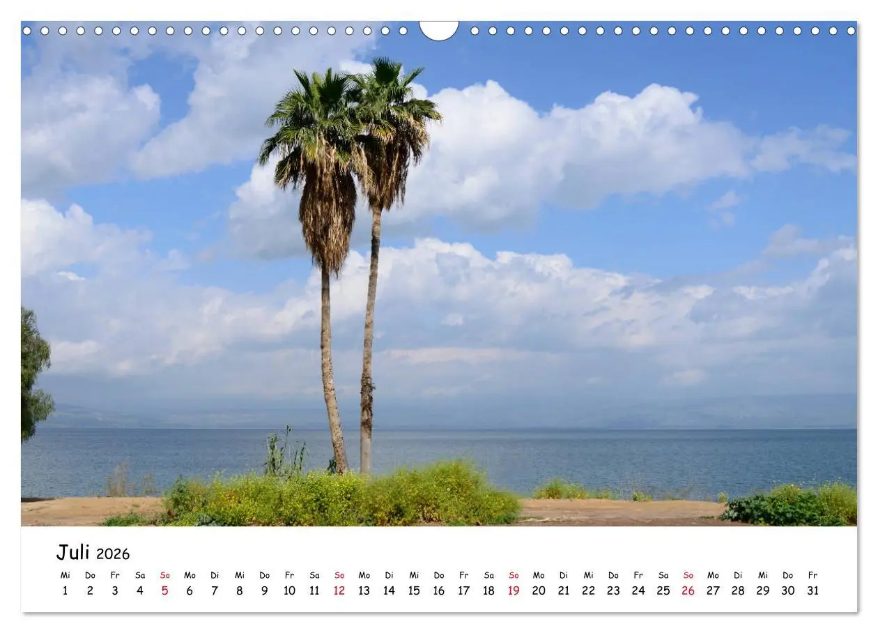 Bild: 9783457778517 | Traumziel Israel (Wandkalender 2026 DIN A3 quer), CALVENDO...