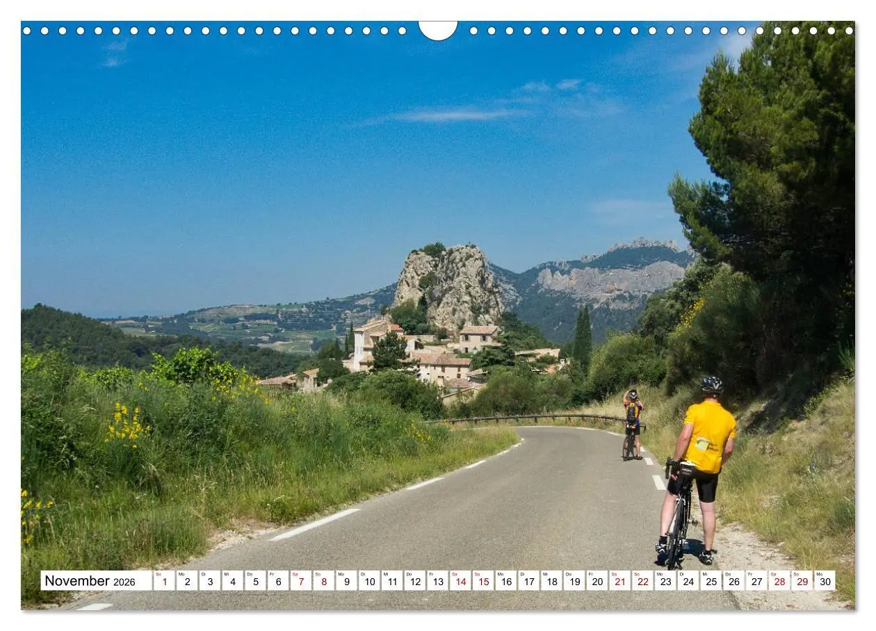 Bild: 9783457848517 | Mit dem Rennrad zum Mont Ventoux (Wandkalender 2026 DIN A3 quer),...