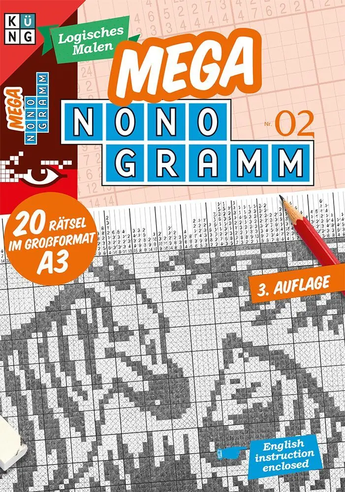 Cover: 9783906238517 | Mega-Nonogramm 02, 20 Teile. Bd.2 | limitierte Auflage | Puzzles