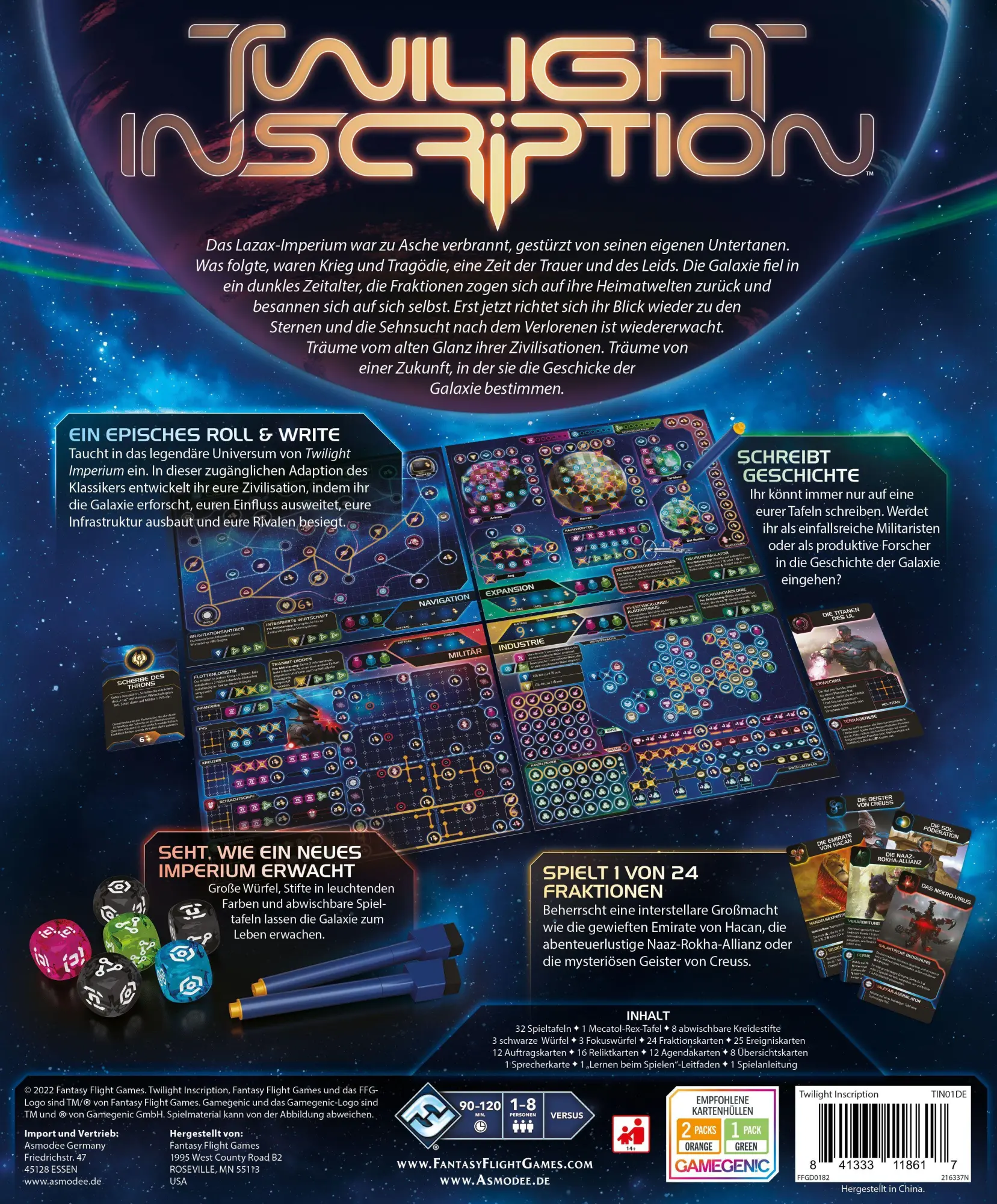Bild: 841333118617 | Twilight Inscription | James Kniffen | Spiel | FFGD0182 | Deutsch