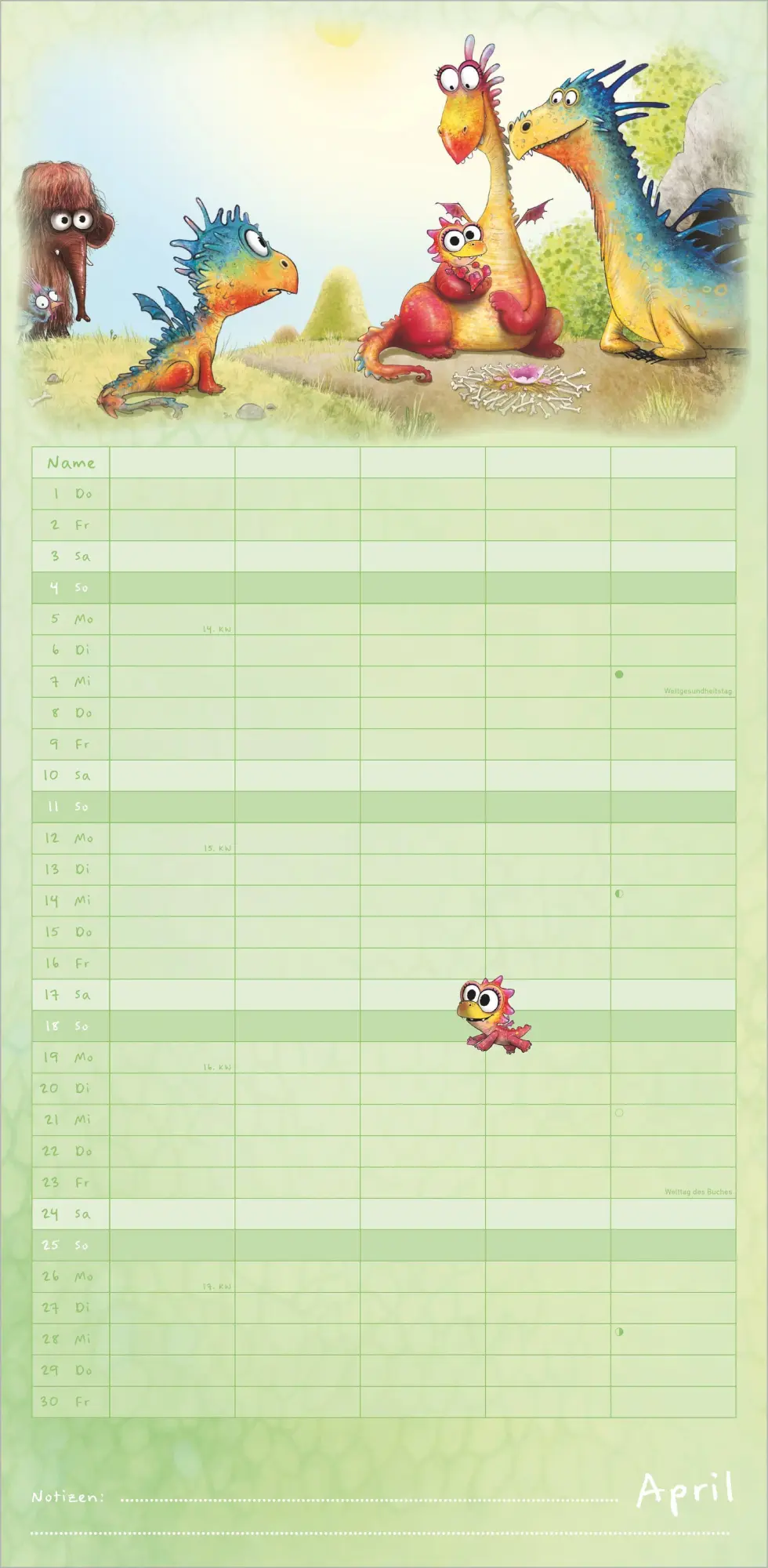 Bild: 4069095018617 | Familienplaner Furzipups der Knatterdrache 2027 | KG | Kalender | 2027