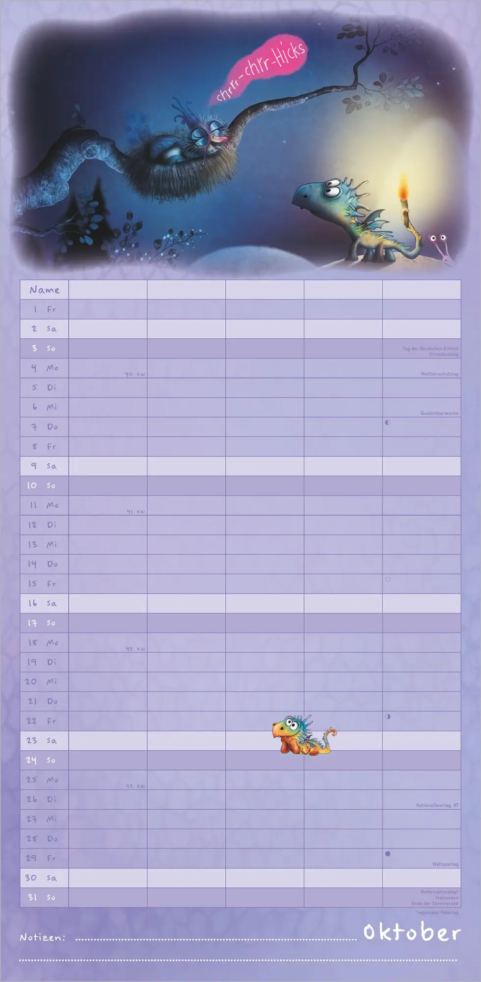 Bild: 4069095018617 | Familienplaner Furzipups der Knatterdrache 2027 | KG | Kalender | 2027