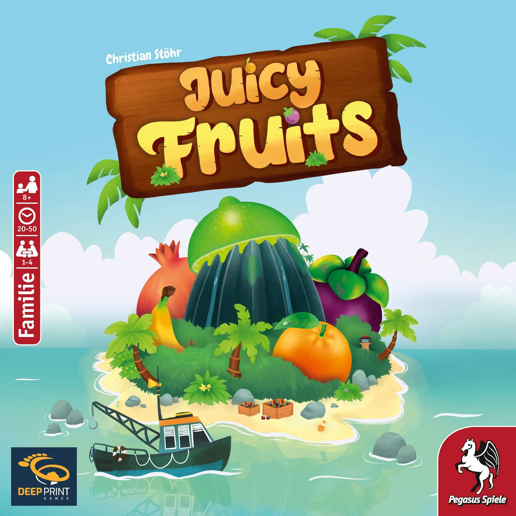 Cover: 4250231728617 | Juicy Fruits (Deep Print Games) | Christian Stöhr | Spiel | Brettspiel