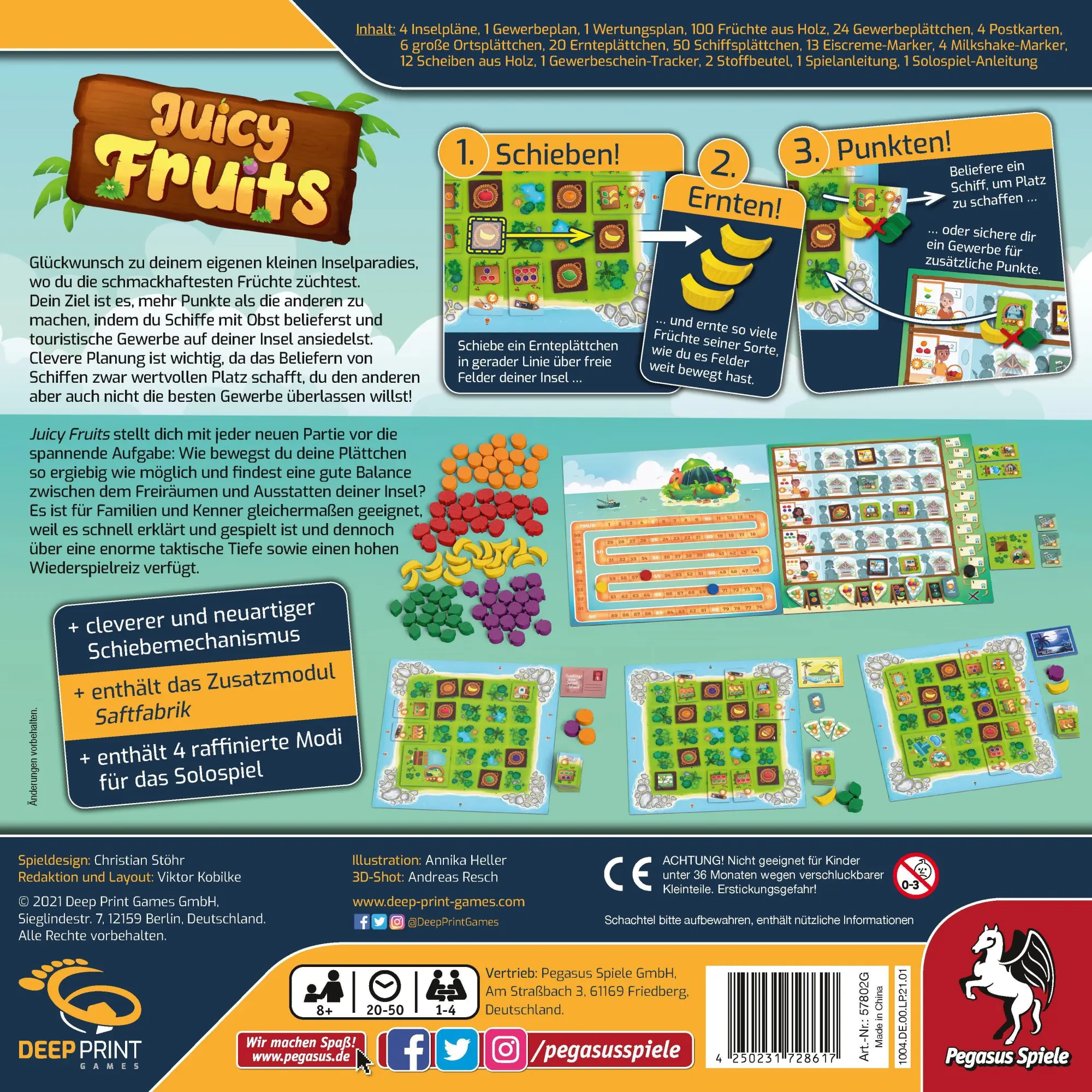Bild: 4250231728617 | Juicy Fruits (Deep Print Games) | Christian Stöhr | Spiel | Brettspiel