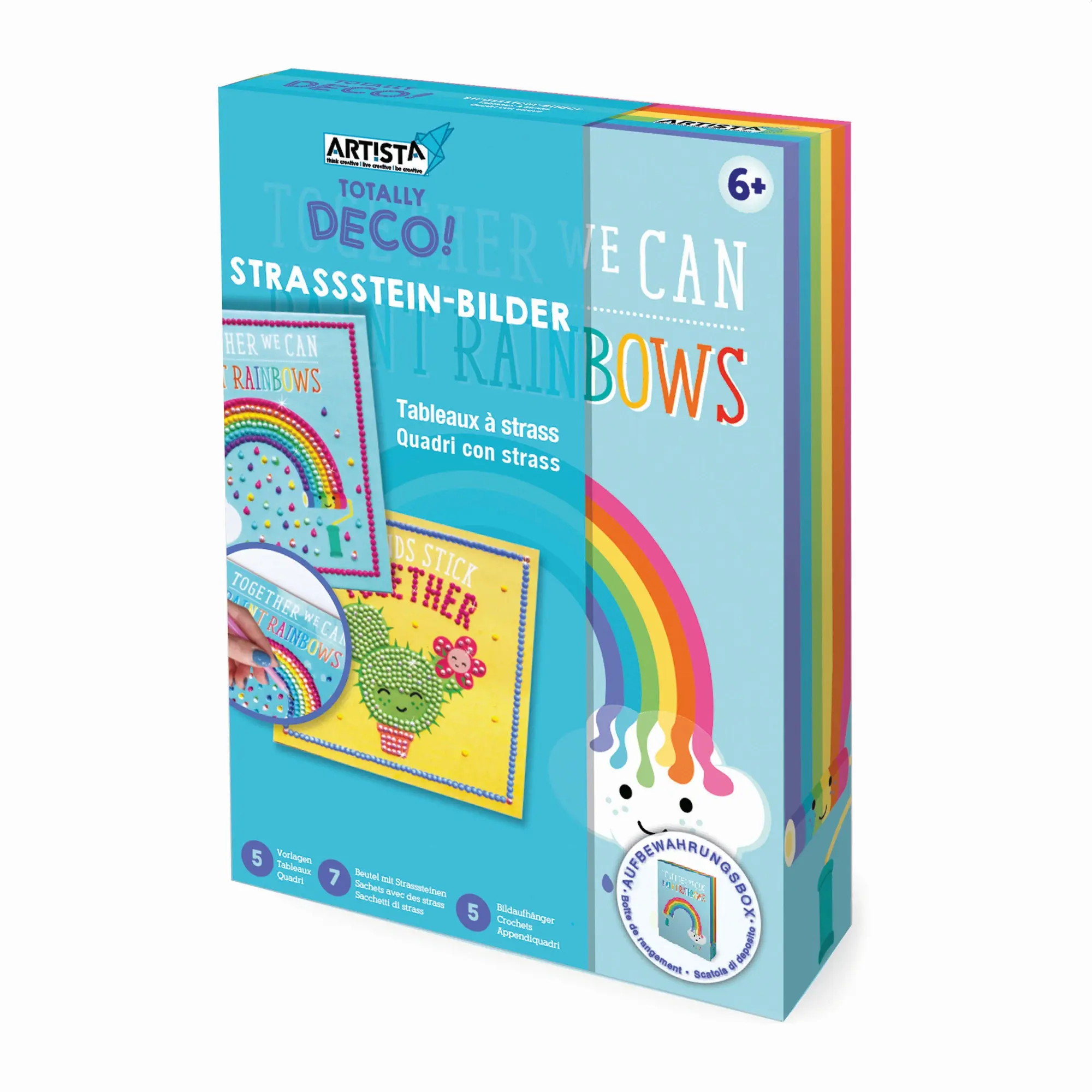 Cover: 7640111378617 | Artista - Strassstein-Bilder | Artista | Kit (Bastelset) | 5 Vorlagen