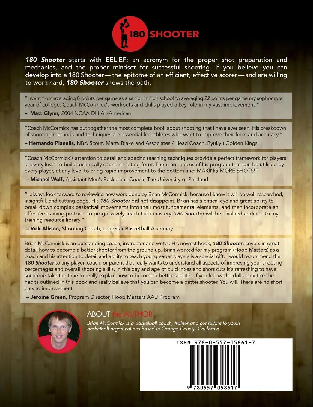 Rückseite: 9780557058617 | 180 Shooter | Brian McCormick | Taschenbuch | Englisch | 2008