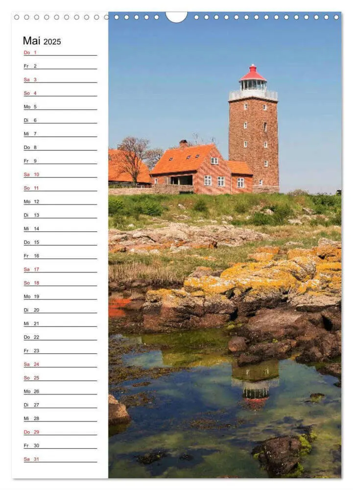 Bild: 9783435988617 | Leuchttürme in Dänemark (Wandkalender 2025 DIN A3 hoch), CALVENDO...