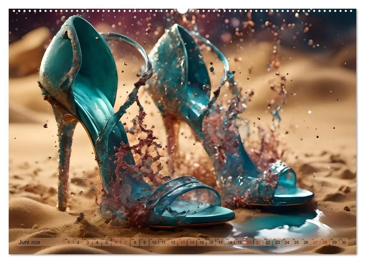 Bild: 9783457388617 | High Heels in Szene gesetzt (Wandkalender 2026 DIN A2 quer),...