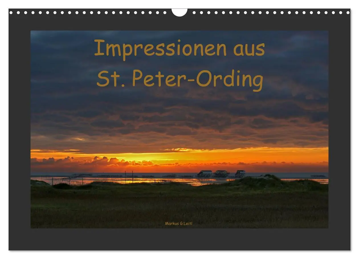 Cover: 9783516098617 | Impressionen aus St. Peter-Ording (Wandkalender 2026 DIN A3 quer),...
