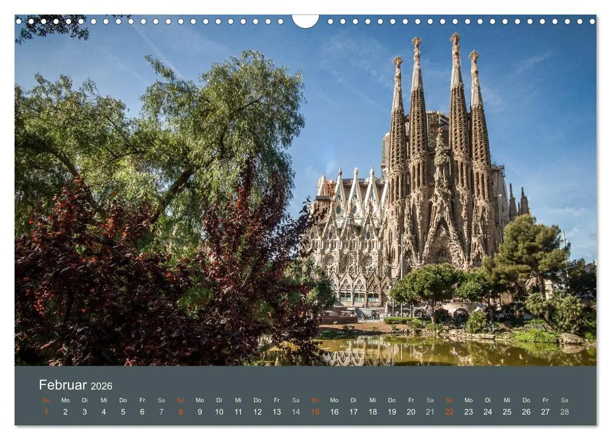 Bild: 9783516238617 | Barcelona - Faszinierende Architektur (Wandkalender 2026 DIN A3...