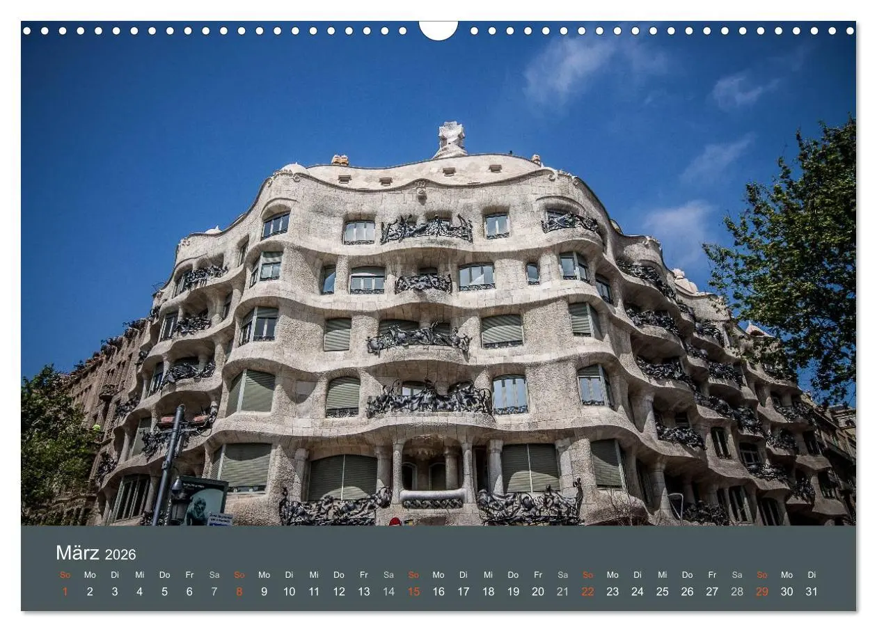 Bild: 9783516238617 | Barcelona - Faszinierende Architektur (Wandkalender 2026 DIN A3...