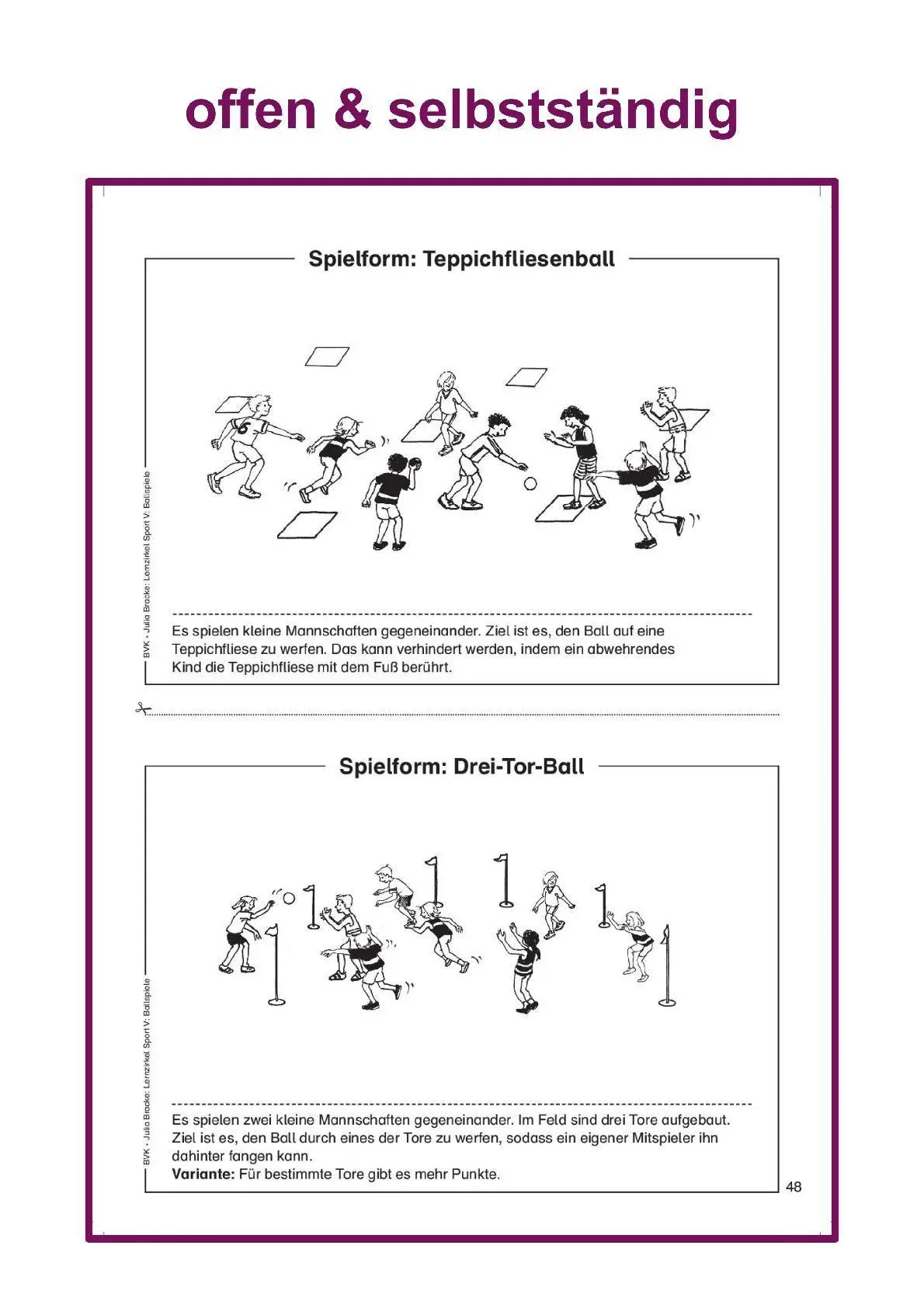 Bild: 9783938458617 | Lernzirkel 5 | Ballspiele | Julia Bracke | Broschüre | 60 S. | Deutsch