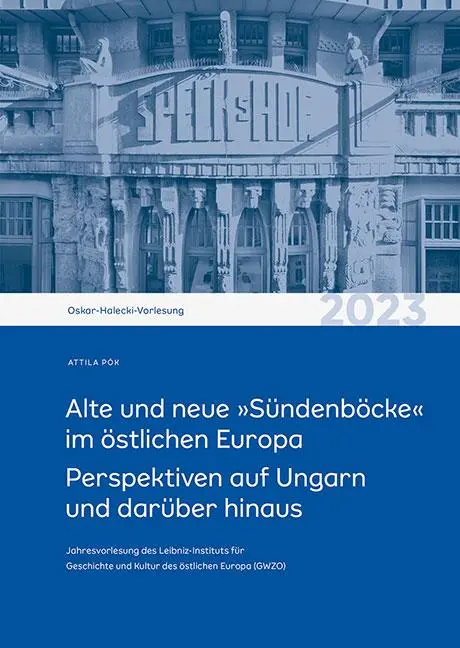 Cover: 9783954988617 | Alte und neue 'Sündenböcke' im östlichen Europa | Attila Pók | Buch