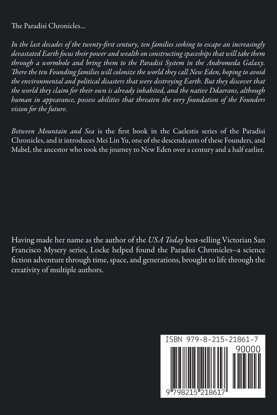 Rückseite: 9798215218617 | Between Mountain and Sea | Paradisi Chronicles | Louisa Locke | Buch