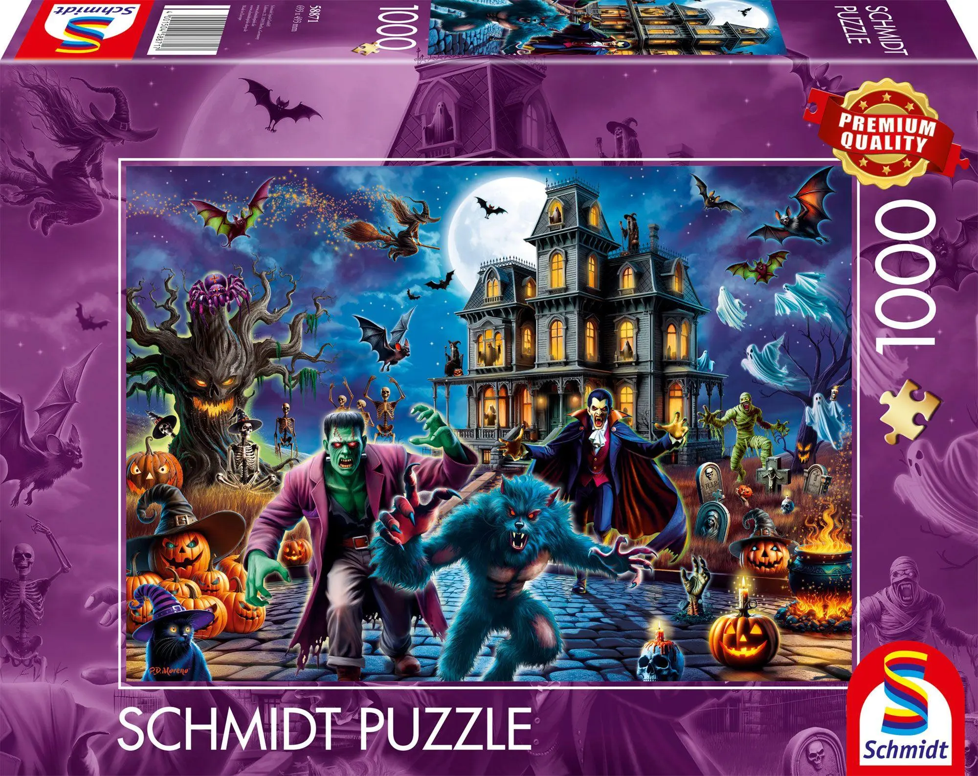 Cover: 4001504588717 | Halloween-Nacht | Puzzle Standard 1000 Teile | Spiel | 58871 | Deutsch