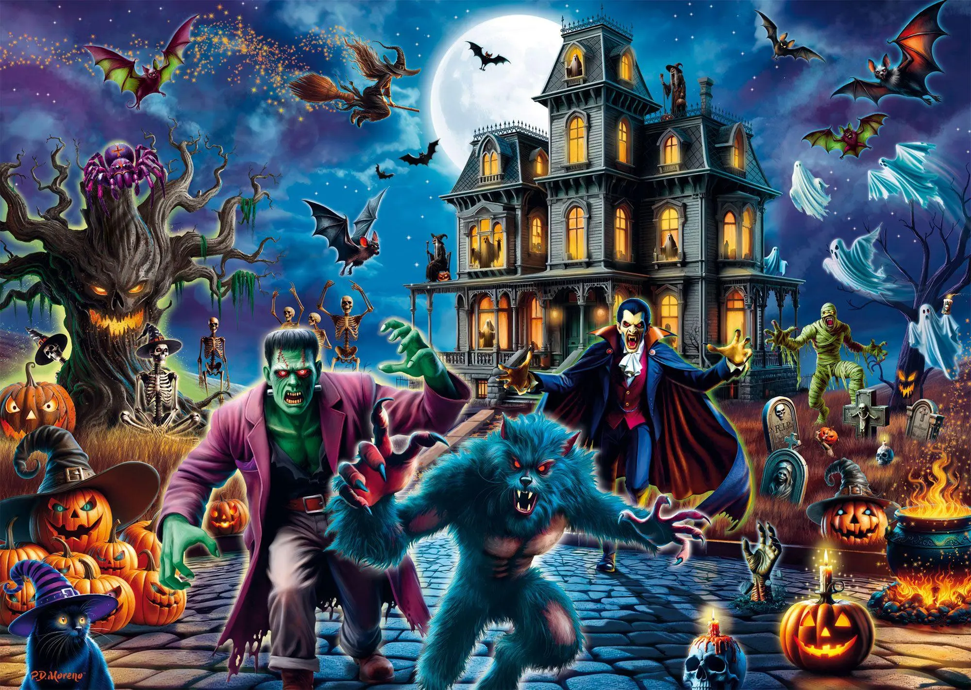 Bild: 4001504588717 | Halloween-Nacht | Puzzle Standard 1000 Teile | Spiel | 58871 | Deutsch