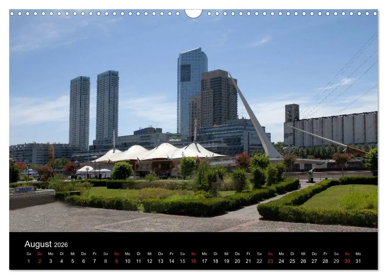 Bild: 9783516088717 | Buenos Aires (Wandkalender 2026 DIN A3 quer), CALVENDO Monatskalender