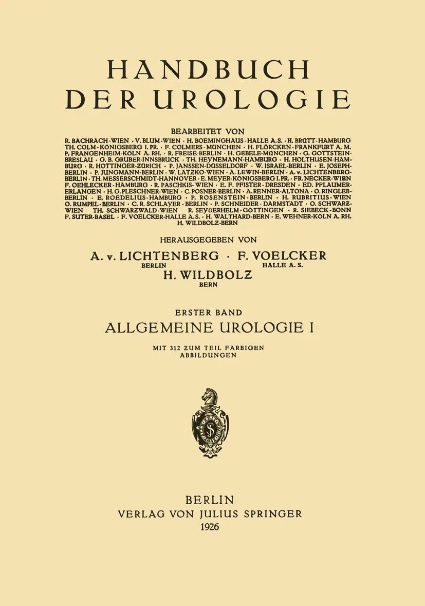 Cover: 9783642888717 | Allgemeine Urologie | H. Boeminghaus (u. a.) | Taschenbuch | x