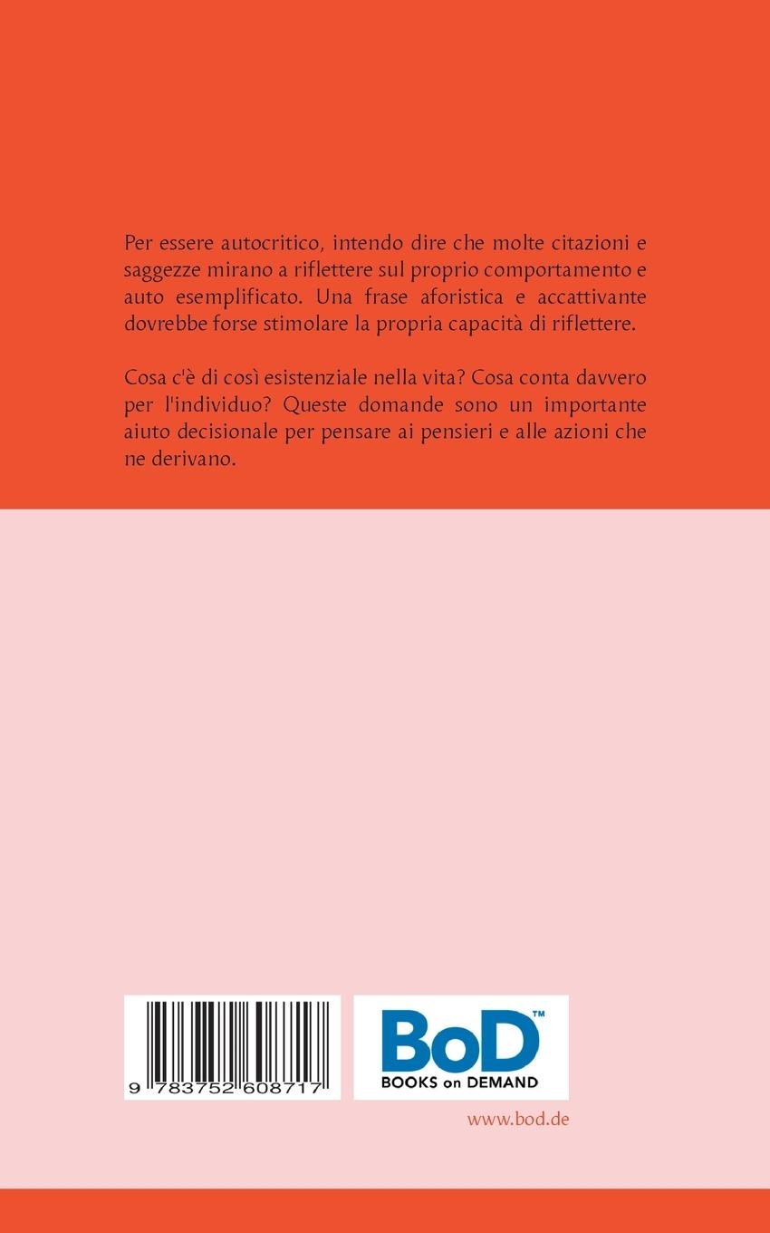 Rückseite: 9783752608717 | Aforismi e citazioni | Italienisch und Deutsch | Dietmar Dressel