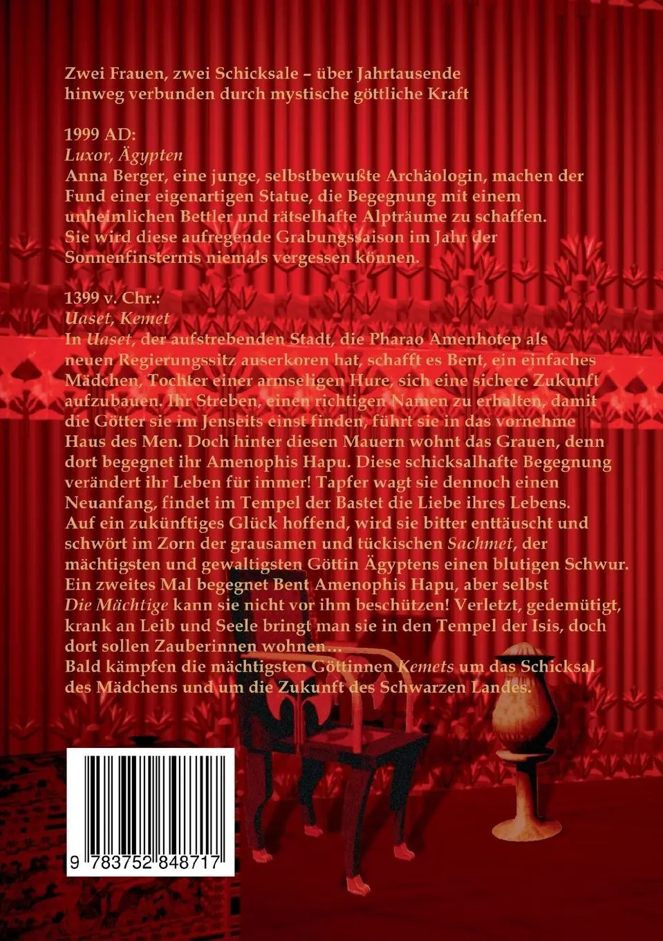 Rückseite: 9783752848717 | Sachmet Der Schwur | Band 1 | Katharina Remy | Taschenbuch | Paperback