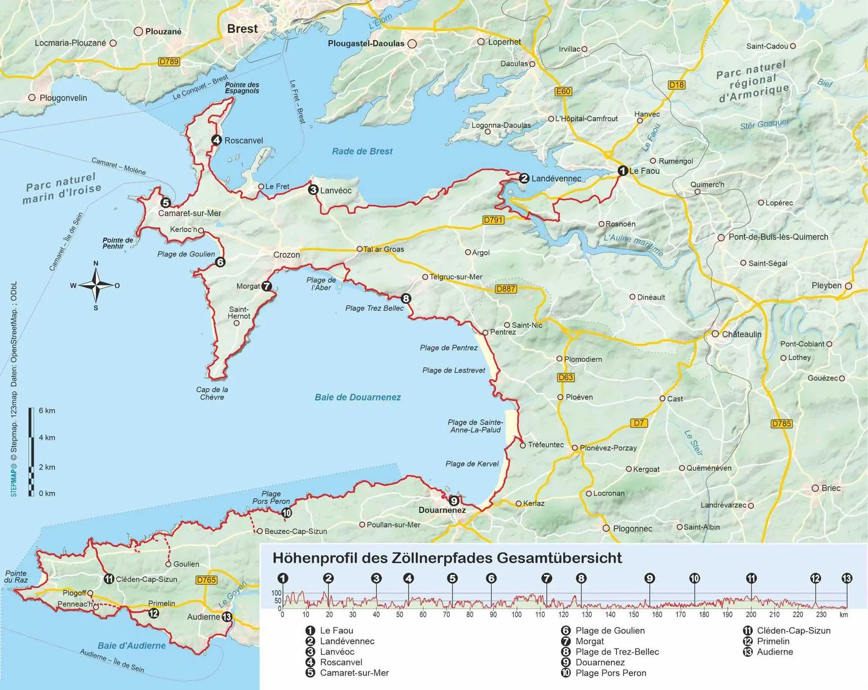 Bild: 9783866868717 | Bretagne: Zöllnerpfad GR 34 von Le Faou bis Audierne | Nina Rühlig