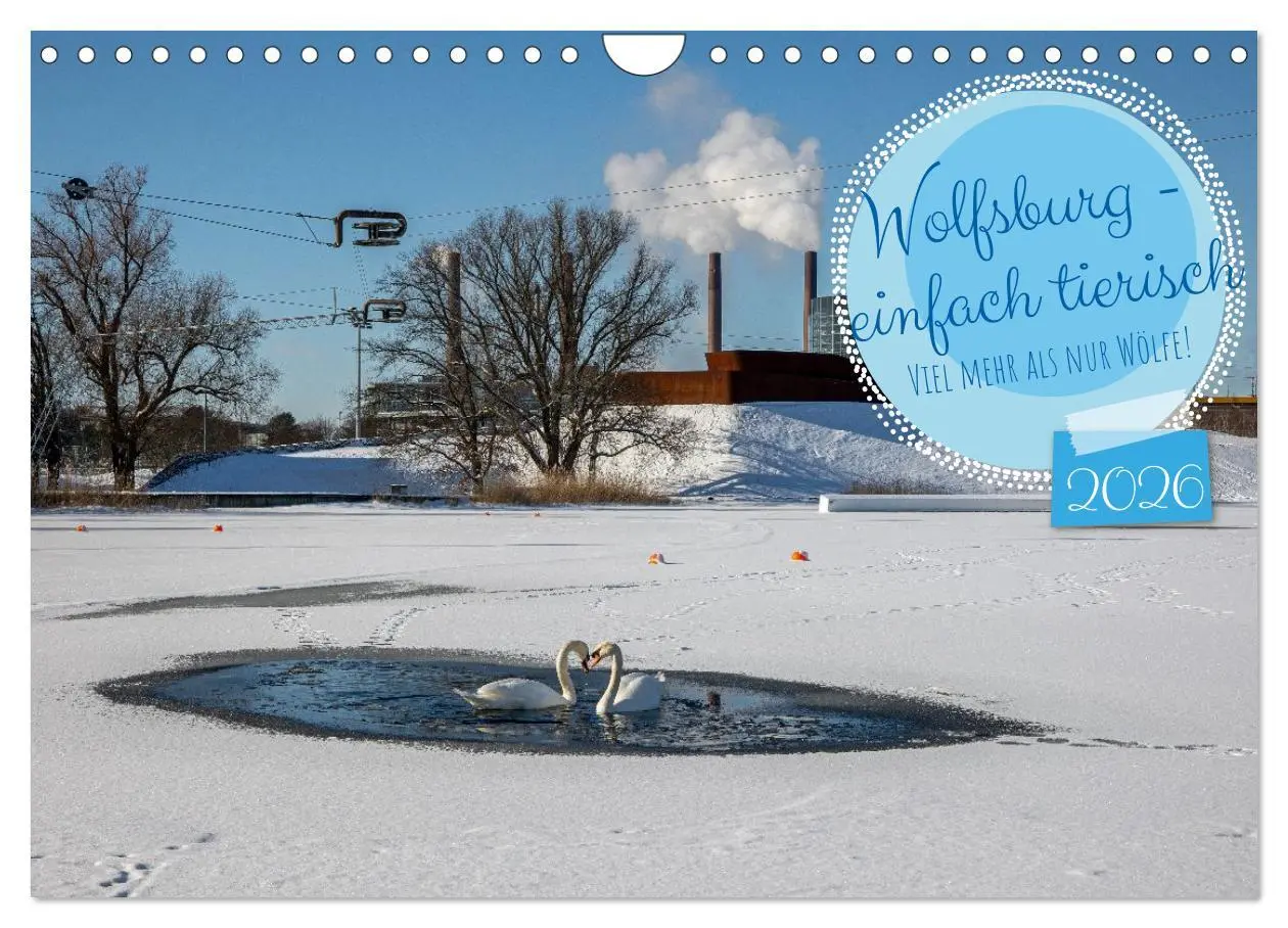 Cover: 9783457298817 | Wolfsburg - einfach tierisch (Wandkalender 2026 DIN A4 quer),...