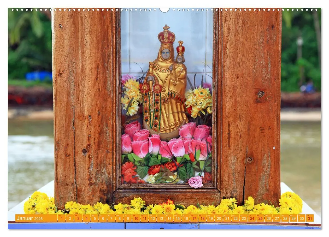 Bild: 9783457368817 | Indien - Das christliche Goa (hochwertiger Premium Wandkalender...