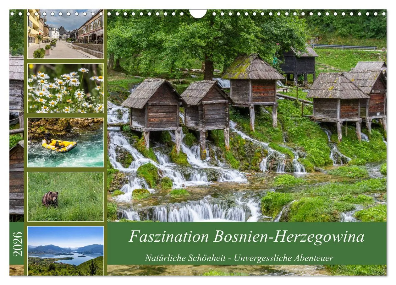 Cover: 9783457508817 | Faszination Bosnien-Herzegowina (Wandkalender 2026 DIN A3 quer),...