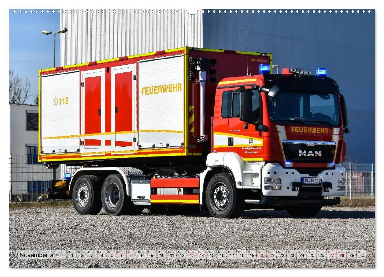 Bild: 9783569788817 | Feuerwehrfahrzeuge (Wandkalender 2027 DIN A2 quer), CALVENDO...