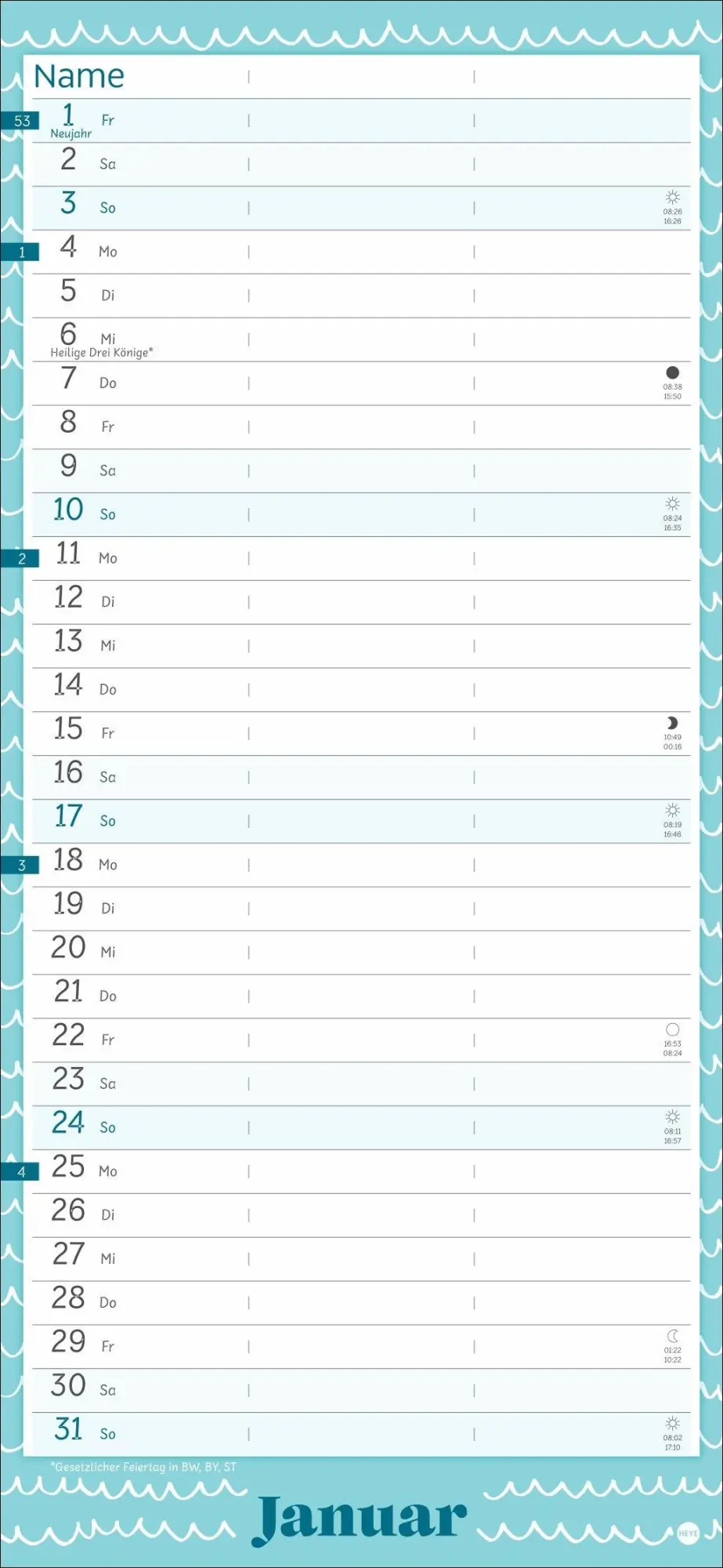 Bild: 9783756418817 | Deko-Slimplaner Happy Times 2027 | Kalender | 14 S. | Deutsch | 2027